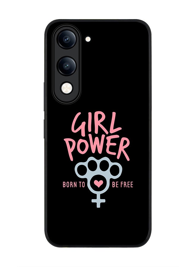 For vivo Y29s 5G / Y19s 5G Case,Slim fit Camera Protection, Shockproof Thin Phone cover  - Girl Power